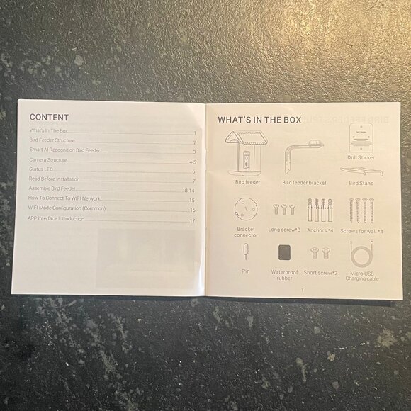 Smart AI Recognition Camera Bird Feeder (NWOT) - Picture 12 of 16